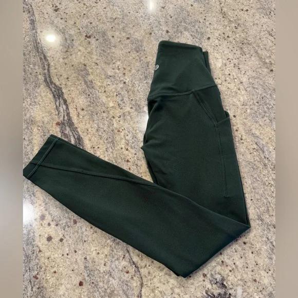 Lululemon‎ Align High-Rise Pant with Pockets 25" Legacy Green - Picture 2 of 6